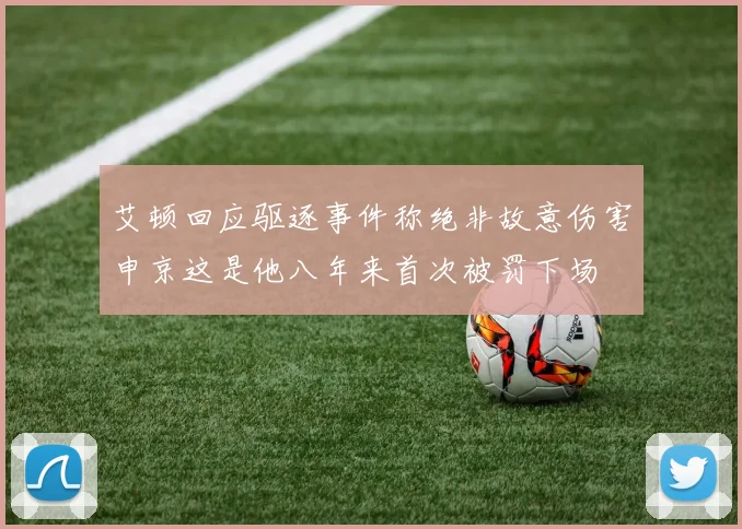 艾顿回应驱逐事件称绝非故意伤害申京这是他八年来首次被罚下场
